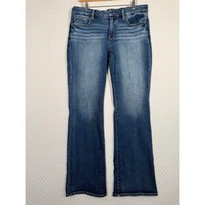 Buckle Black Fit No 53 Cowgirl Bootcut Jeans Med Wash Shaping Pocketing 34x34